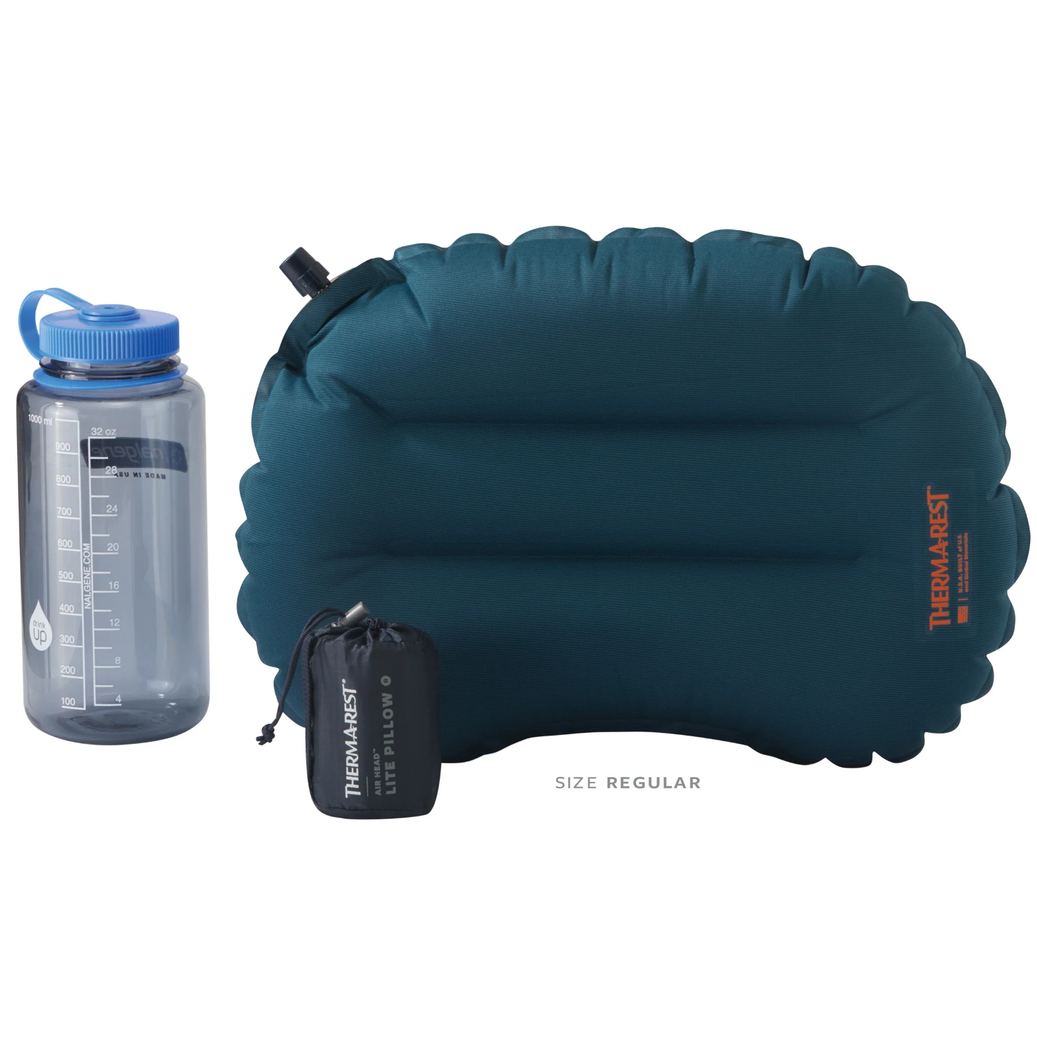 Therm-a-Rest Air Head Lite R Pillow - Deep Pacific - Image 2