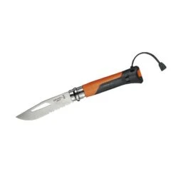 Opinel Knife No 08 Outdoor - Stainless - Orange/grey