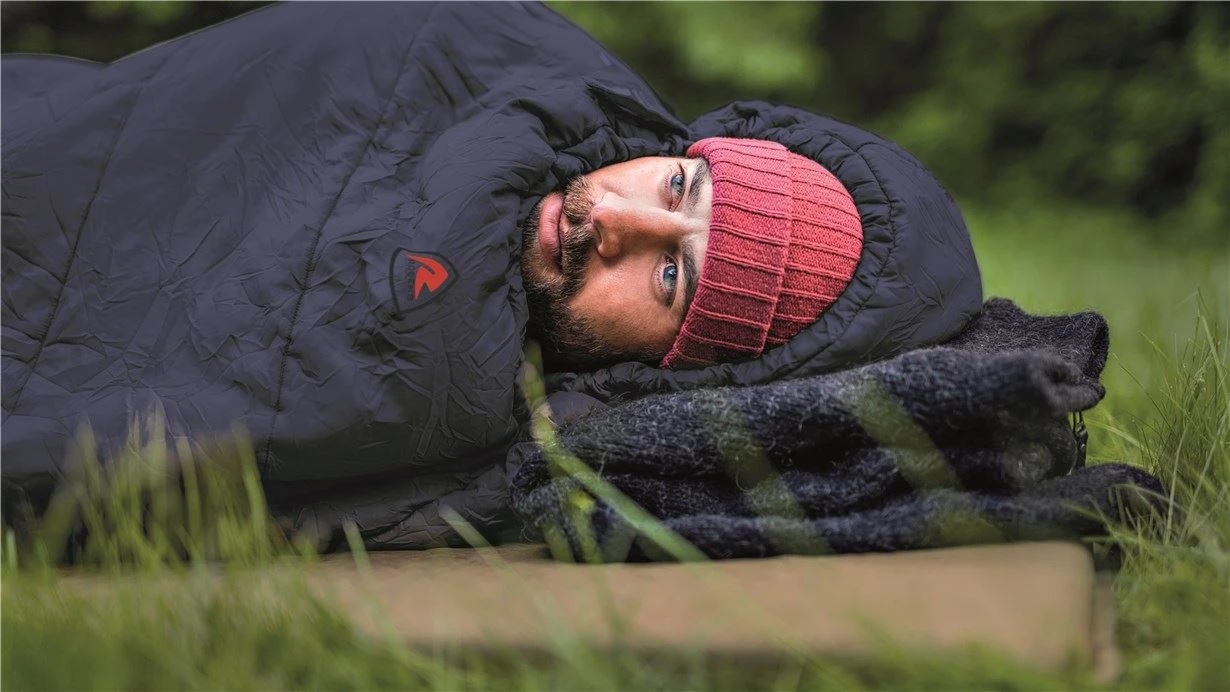 Robens Moraine II Sleeping Bag - Zip Right - Navy - Image 6
