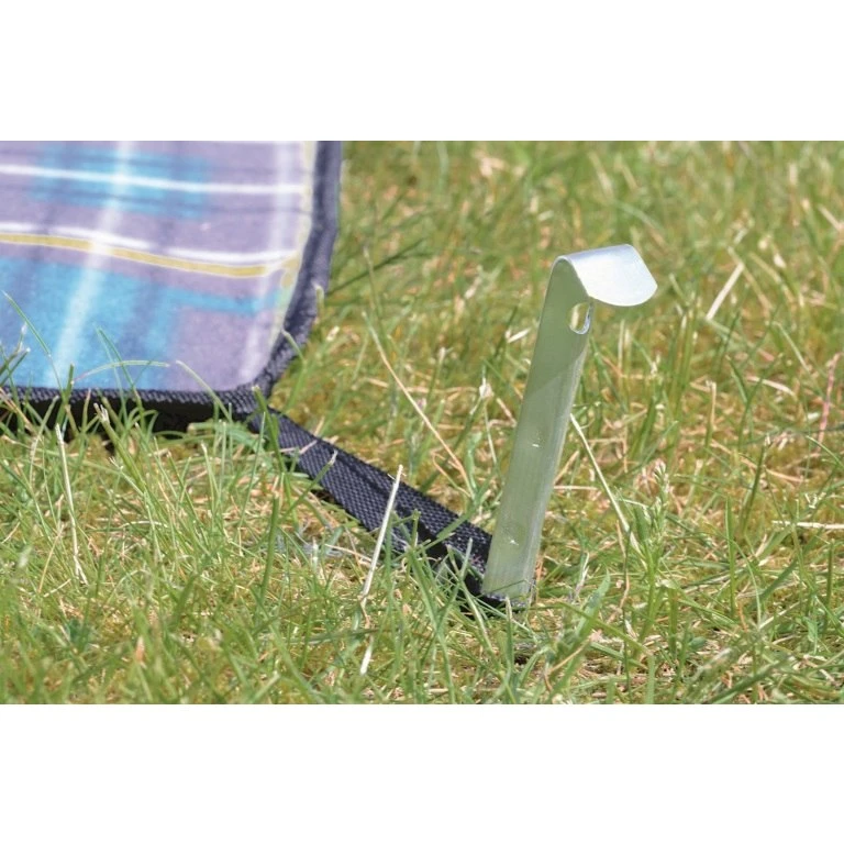 Uquip Scotty XXL Picnic Blanket - Petrol/grey - Image 6
