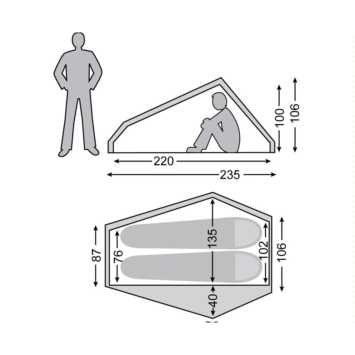 Nordisk Telemark 2 LW Tent - Burnt Red - Image 5