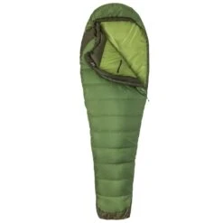 Marmot Trestles Elite Eco 30 Long Sleeping Bag - Zip Left - Vine Green/forest Night