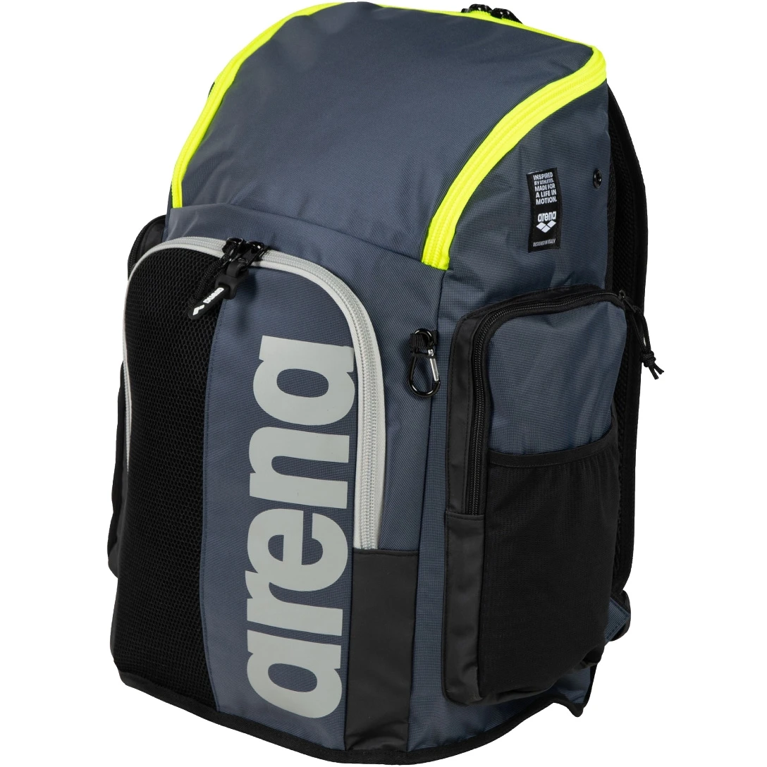 Arena Spiky III 45L Backpack - Navy-Neon Yellow
