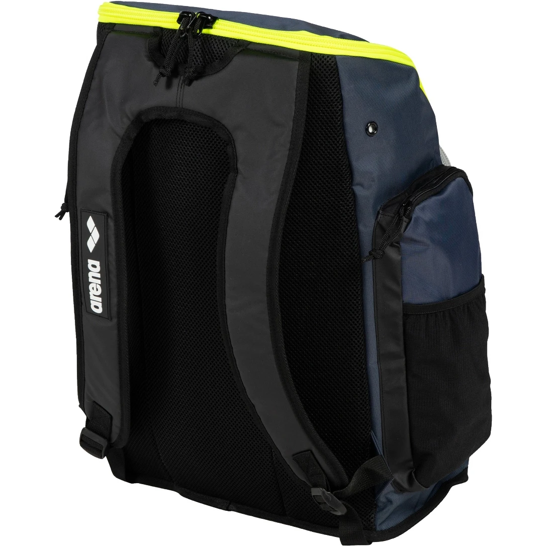 Arena Spiky III 45L Backpack - Navy-Neon Yellow - Image 6