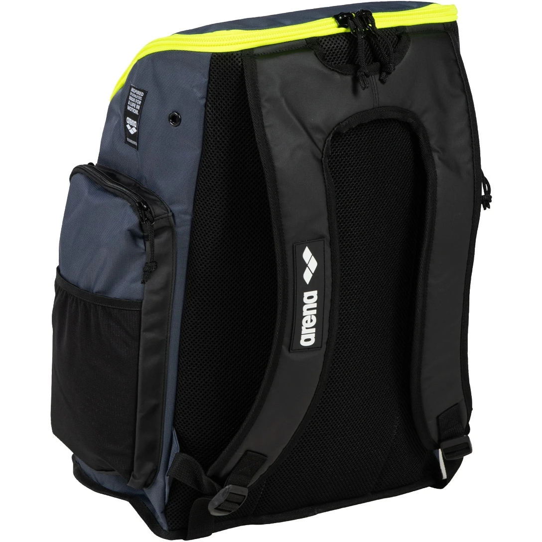 Arena Spiky III 45L Backpack - Navy-Neon Yellow - Image 7