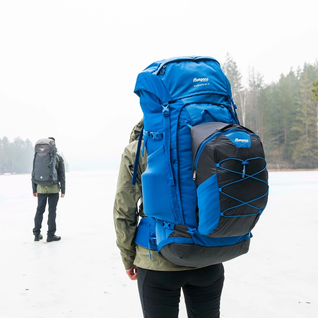Bergans Trollhetta V5 Womens 75L Backpack - Navy Blue/north Sea Blue - Image 6