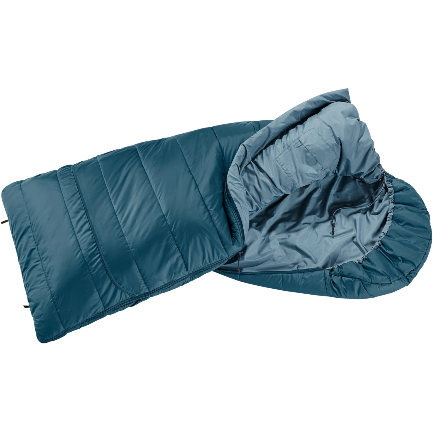 Deuter Starlight SQ Kids Sleeping Bag - Zip Left - Marine-slateblue - Image 3