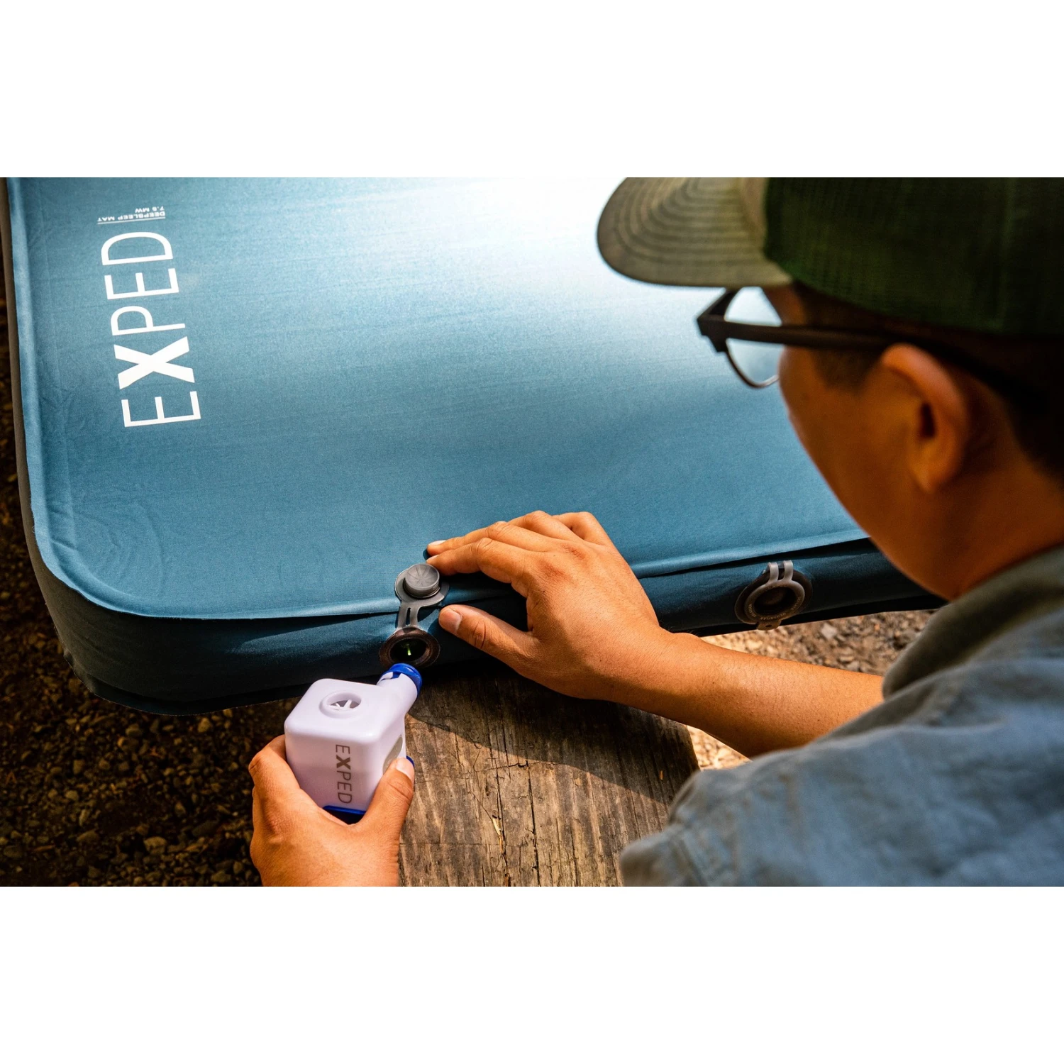 Exped DeepSleep Mat 7.5 Sleeping Mat - LW - Ocean - Image 7