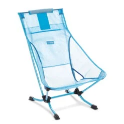 Helinox Beach Chair Camping Chair - Blue Mesh / Cyan Blue