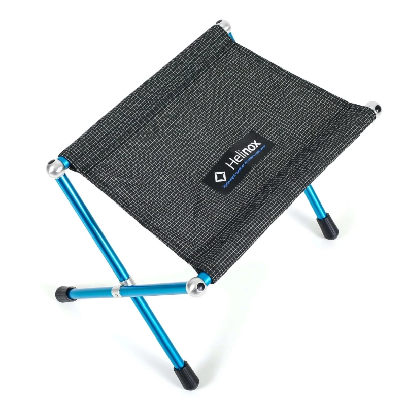 Helinox Speed Stool - Camping Chair - Black / Cyan Blue - Image 2