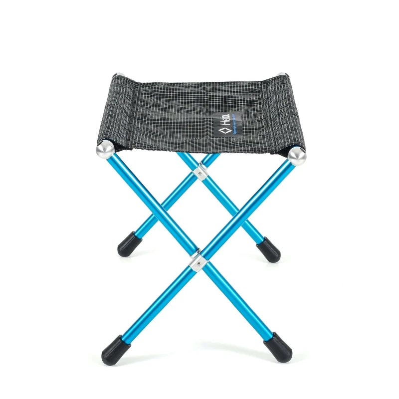 Helinox Speed Stool - Camping Chair - Black / Cyan Blue - Image 3