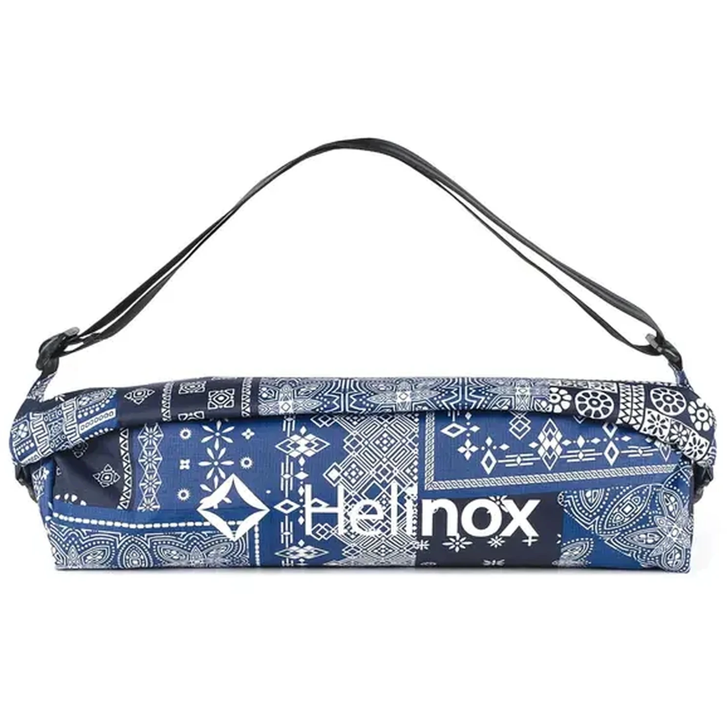 Helinox Incline Festival Chair - Blue Bandanna Quilt - Black - Image 5