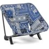 Helinox Incline Festival Chair - Blue Bandanna Quilt - Black