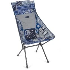 Helinox Sunset Chair - Blue Bandanna Quilt / Black