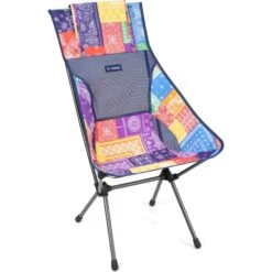 Helinox Sunset Chair - Rainbow Bandana Quilt / Black