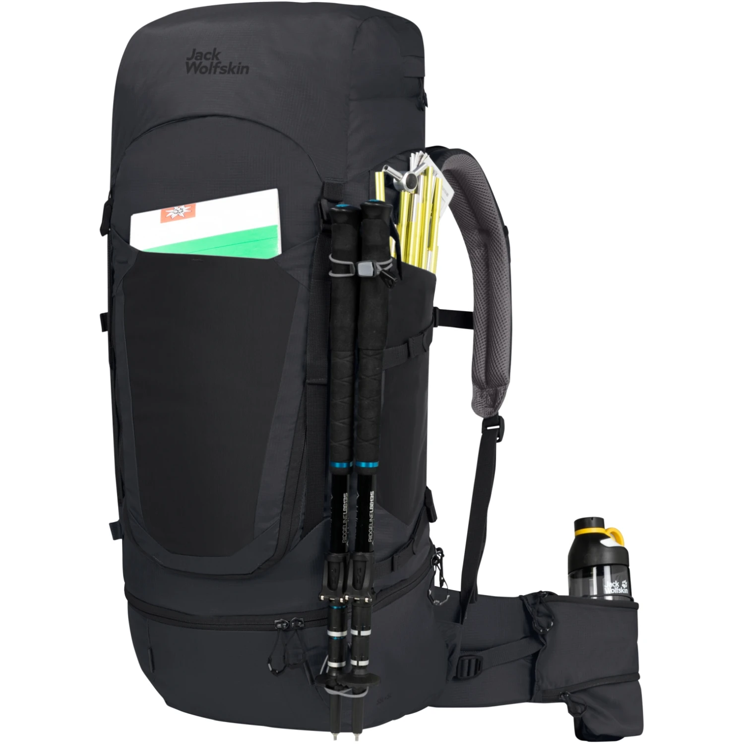 Jack Wolfskin Highland Trail 55+5 Backpack Men - Dark Sea - Image 4