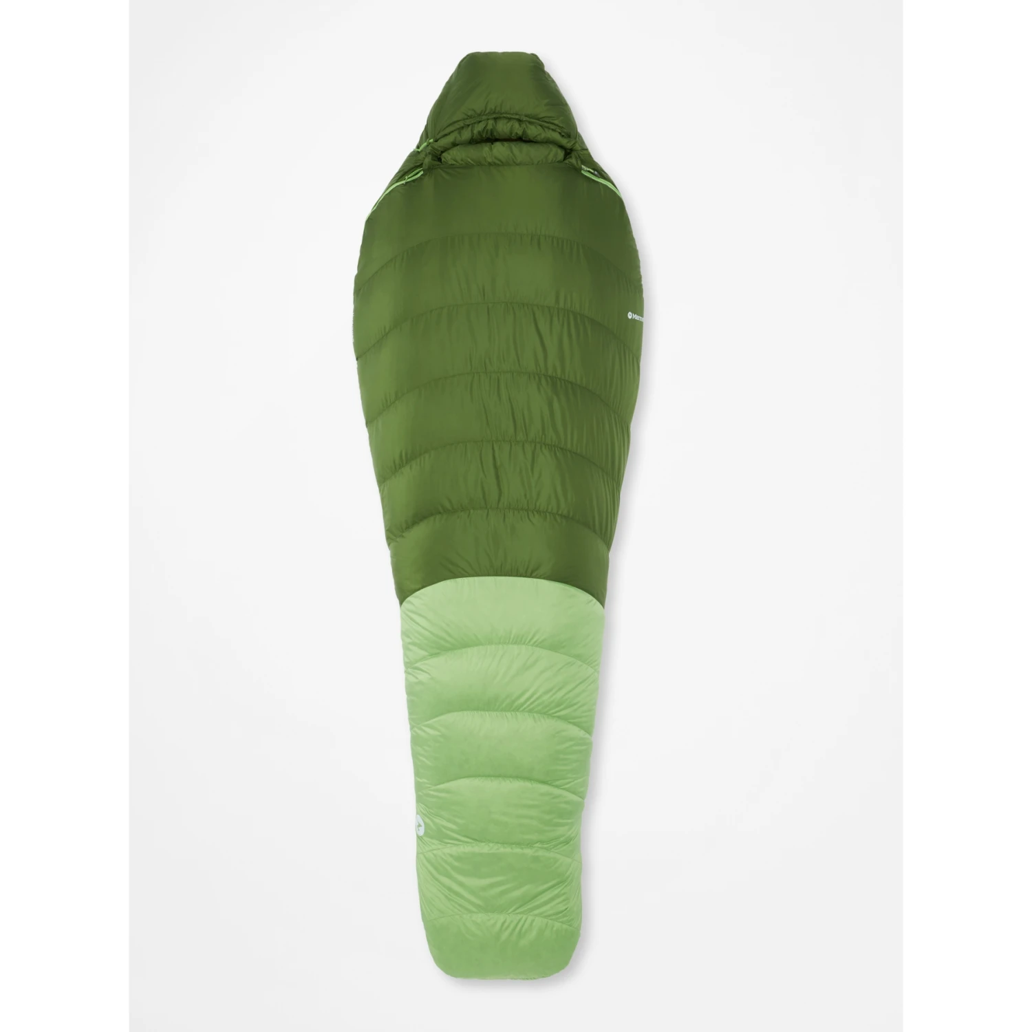 Marmot Hydrogen Long Sleeping Bag - Zip Left - Foliage/kiwi - Image 3
