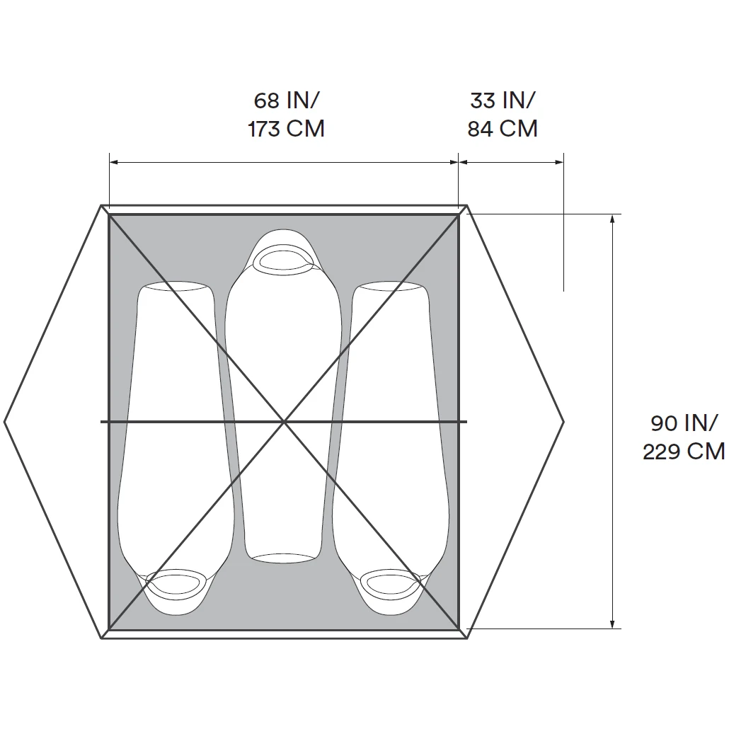 Mountain Hardwear Mineral King 3 Tent - Grey Ice - Image 2