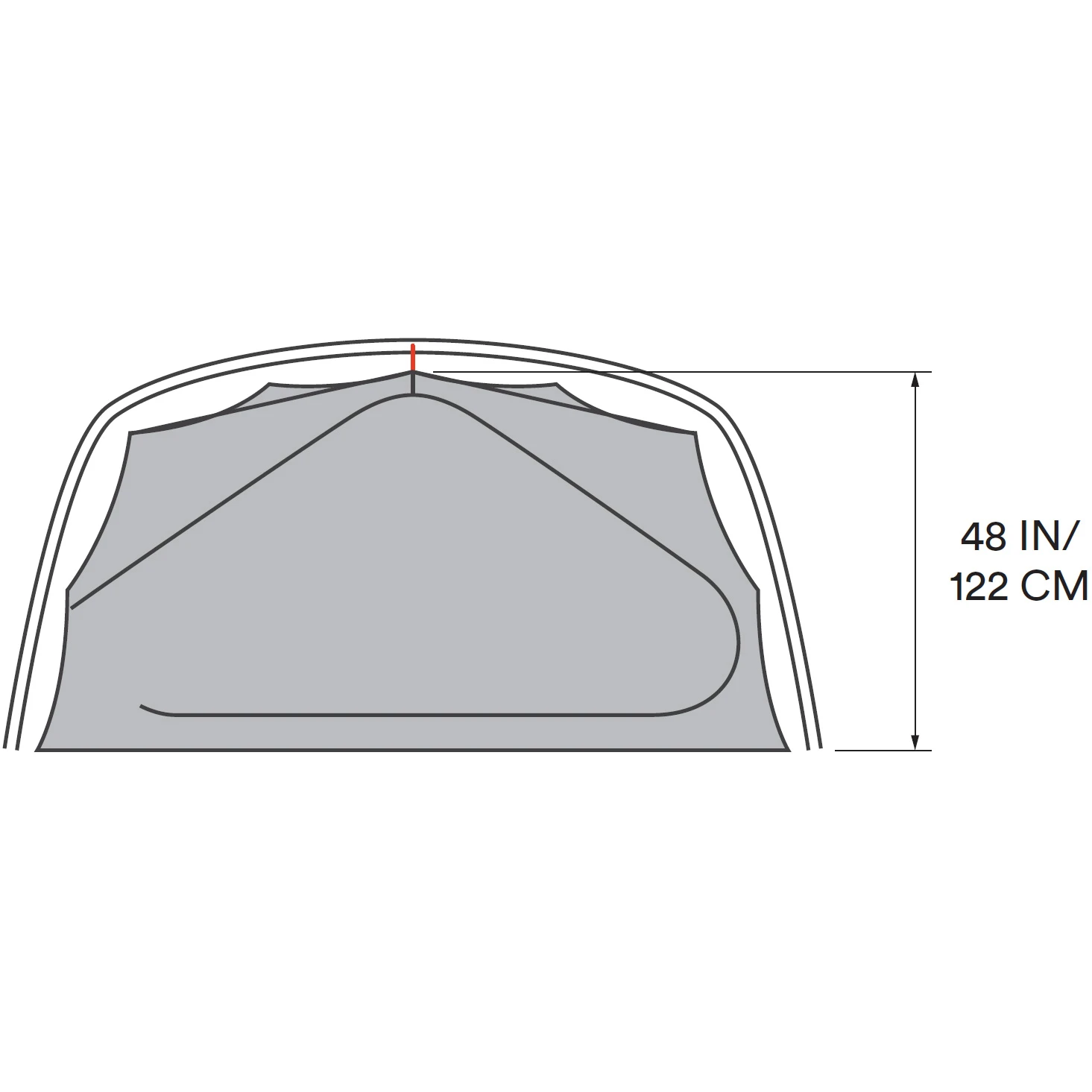 Mountain Hardwear Mineral King 3 Tent - Grey Ice - Image 3