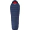 Mountain Equipment Helium 400 Women's Regular Sleeping ME-006070 - Zip Left - Medieval Blue