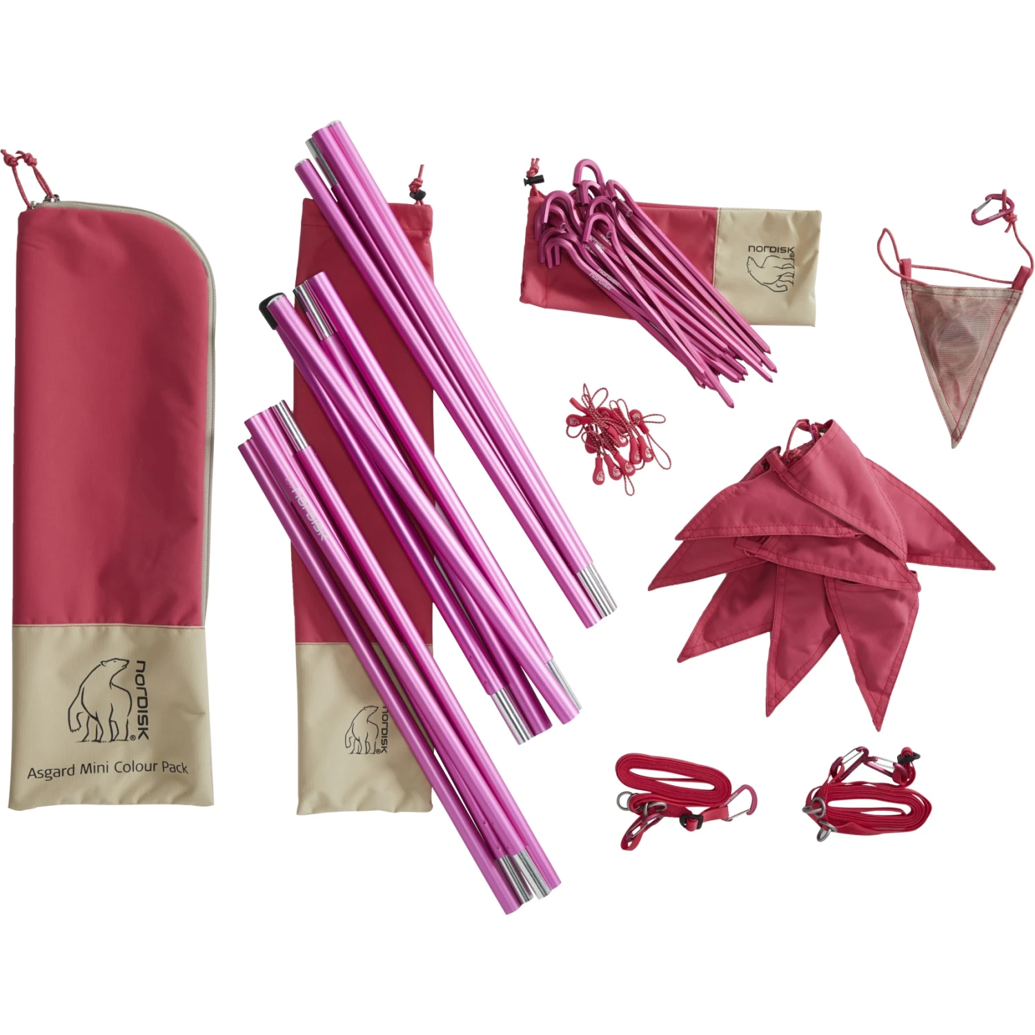 Nordisk Asgard Mini Colour Pack - Poles + Pegs - For Asgard Tech Mini - Image 7