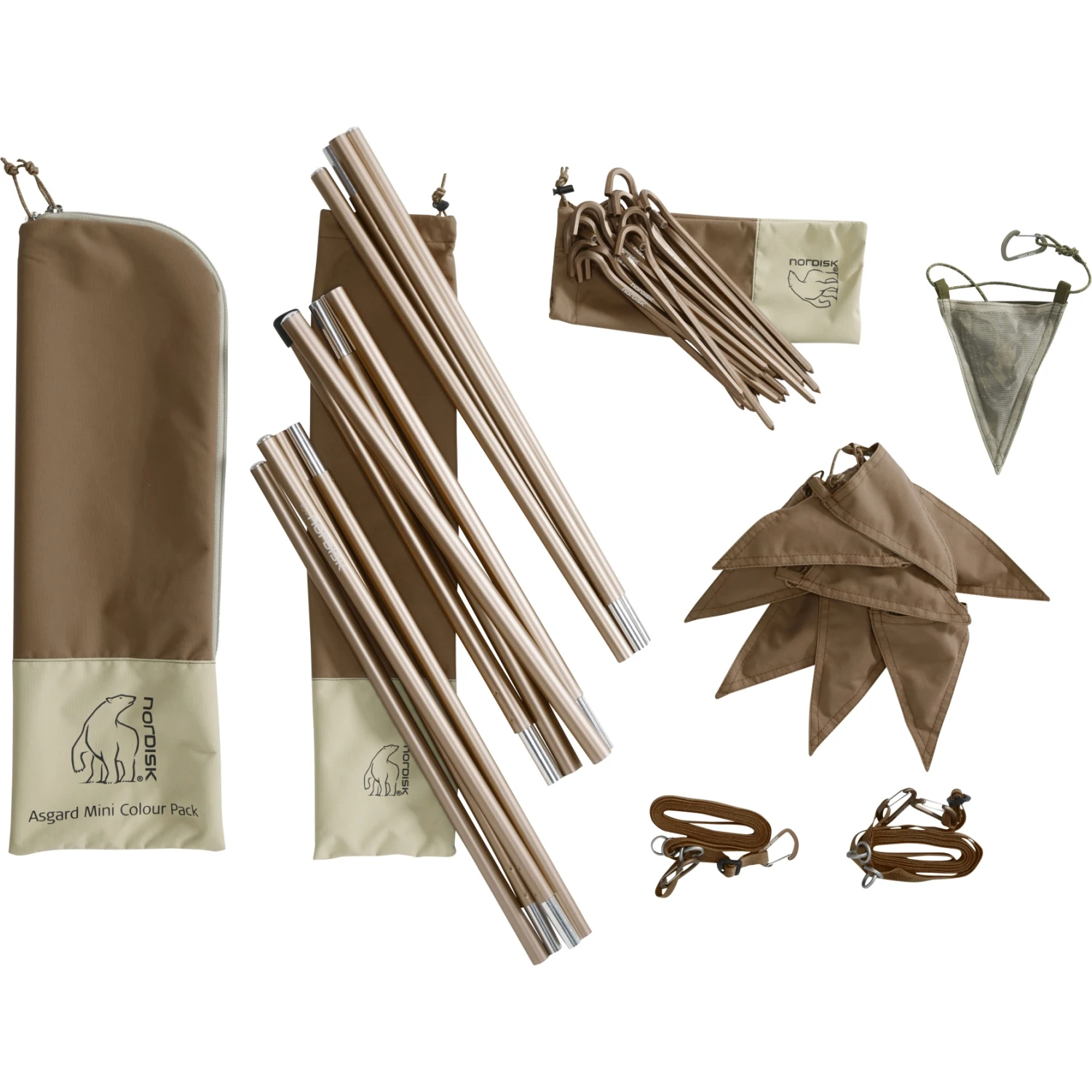 Nordisk Asgard Mini Colour Pack - Poles + Pegs - For Asgard Tech Mini - Image 6