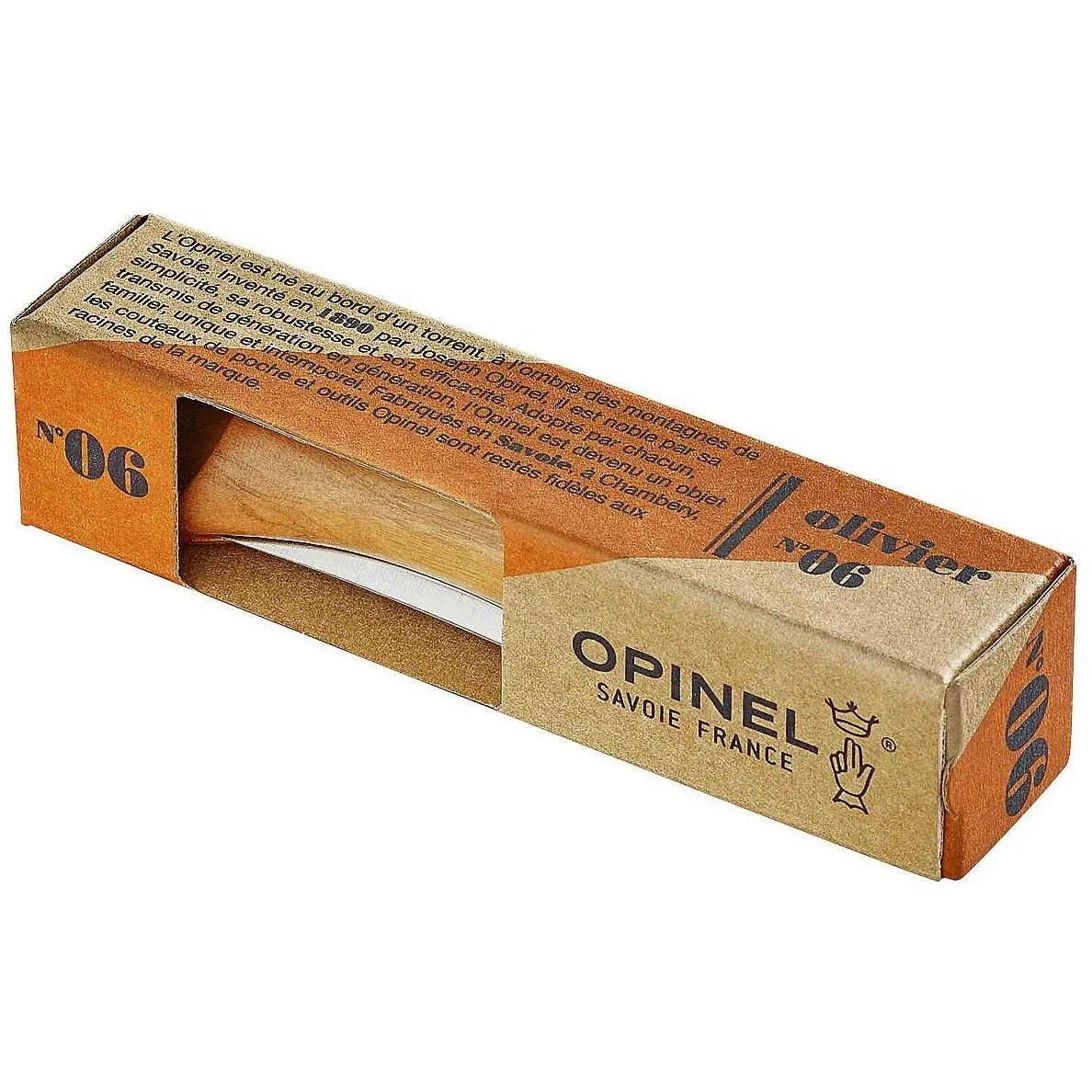 Opinel Knife No 06 - Stainless - Olive - Image 2