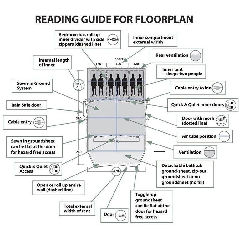 Outwell Touring Canopy Air - Grey - 2nd Choice - Image 8