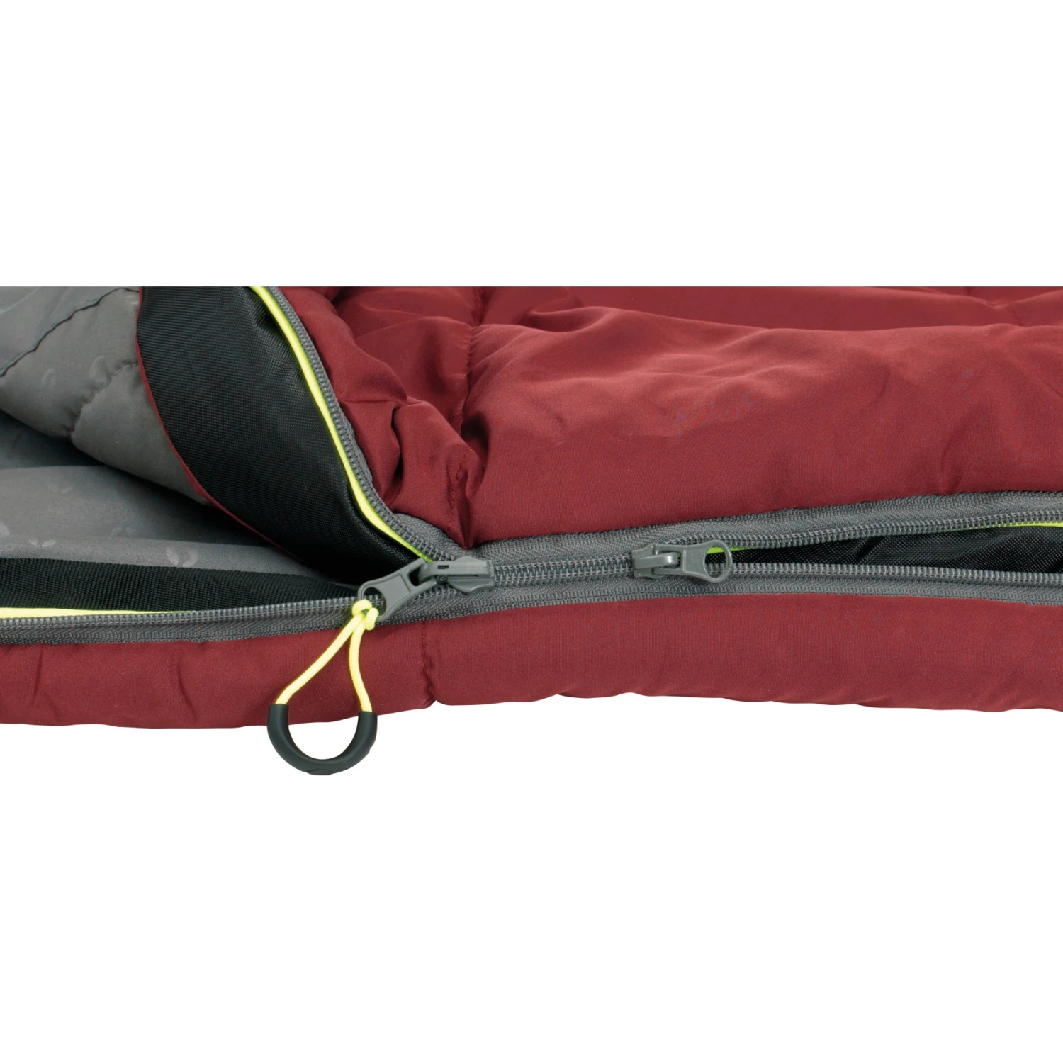 Outwell Contour Lux Sleeping Bag - Zipper Right - Red - Image 10