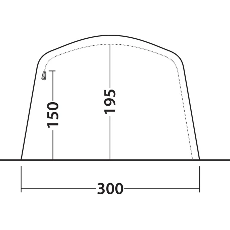 Outwell Elmdale 5PA Tent - Green - Image 5