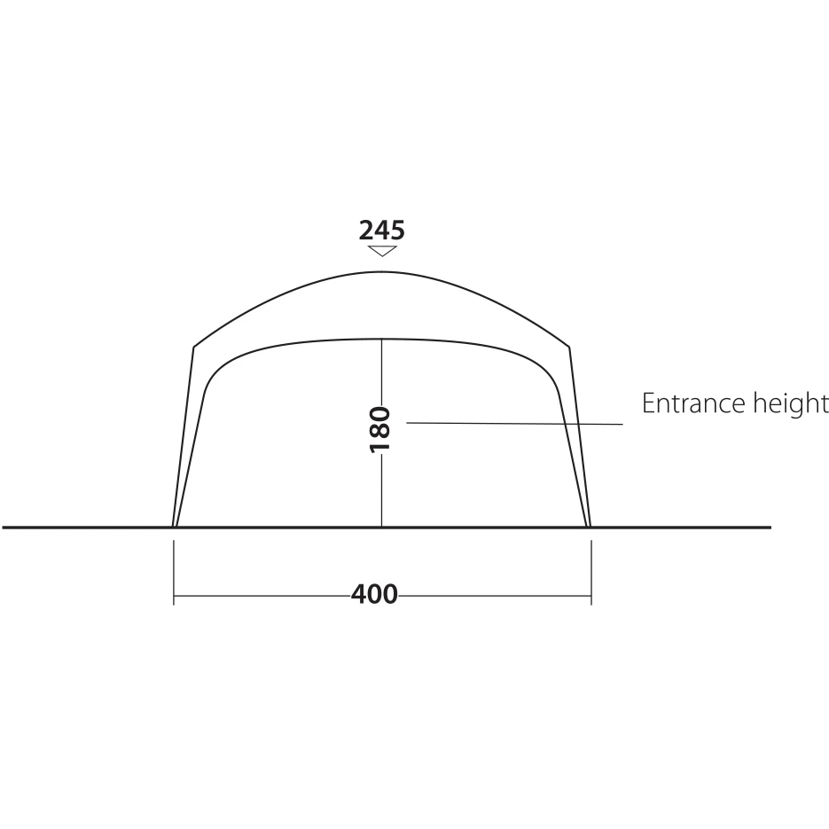 Outwell Event Lounge Pavillon - XL - Black / Grey - Image 14