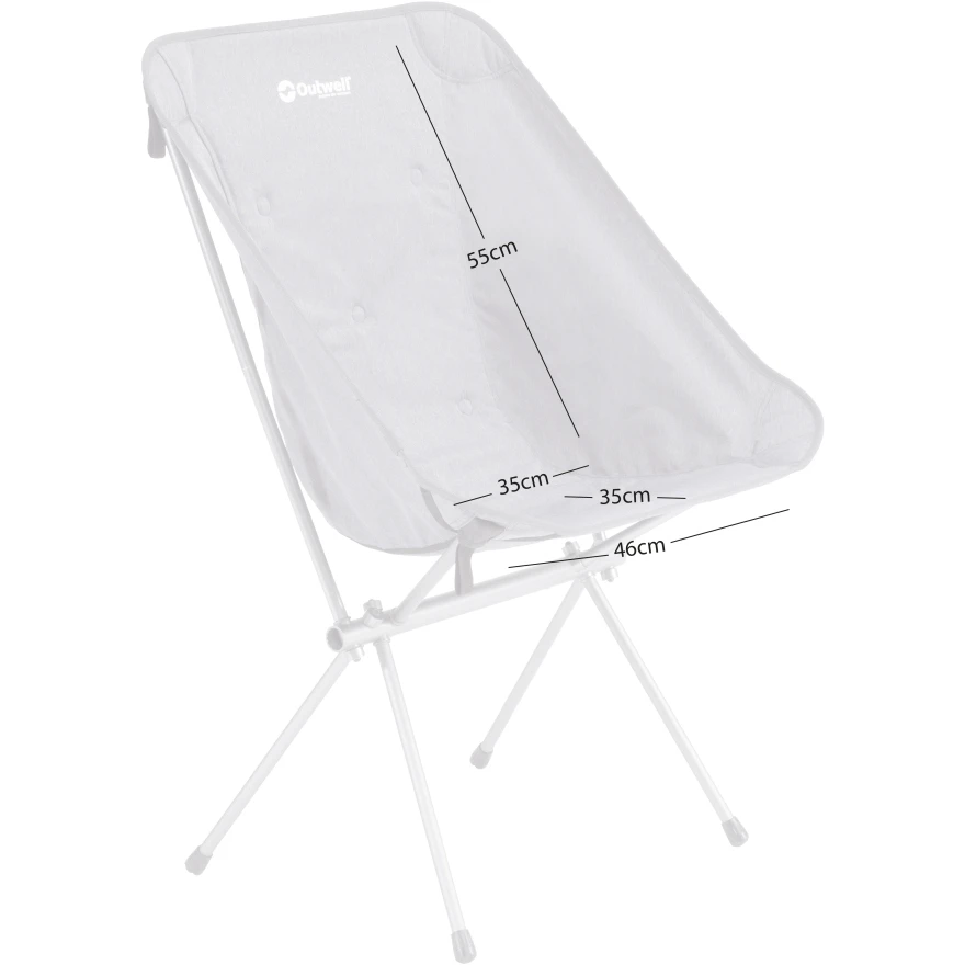 Outwell Galtymore Camping Chair - Black / Grey - Image 4