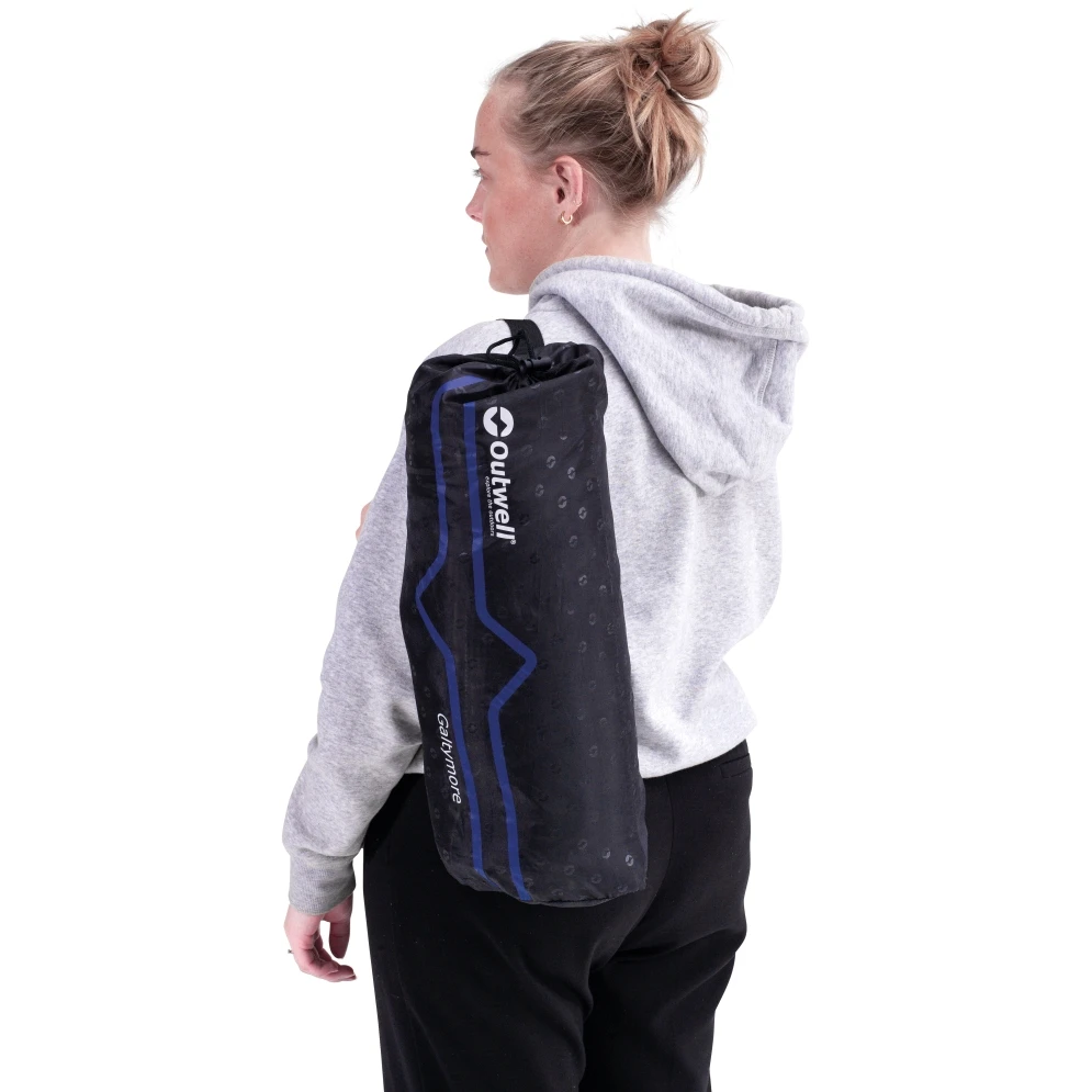 Outwell Tryfan Camping Chair - Black / Grey - Image 7