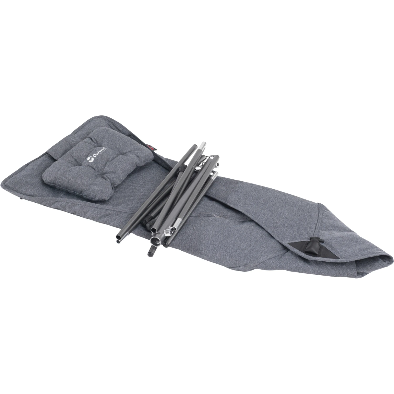 Outwell Tryfan Camping Chair - Black / Grey - Image 5