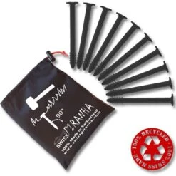 SwissPiranha Pegs BF120 10 Pieces With Bag