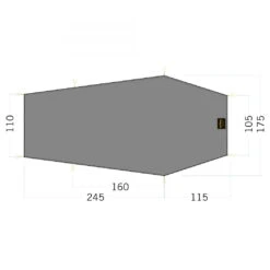 Tatonka Floor Sheet LT Gargia 3 - Stone Grey Olive