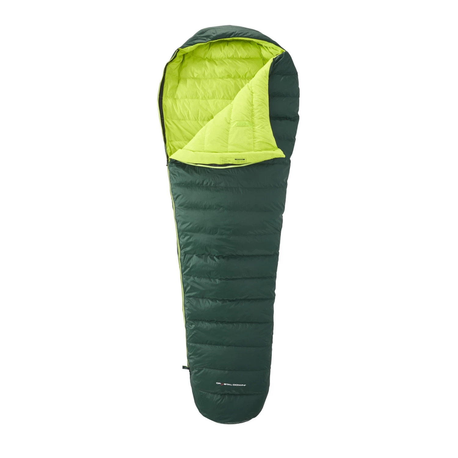 Y By Nordisk Tension Mummy 500 L Sleeping Bag - Scarab/lime - Image 2