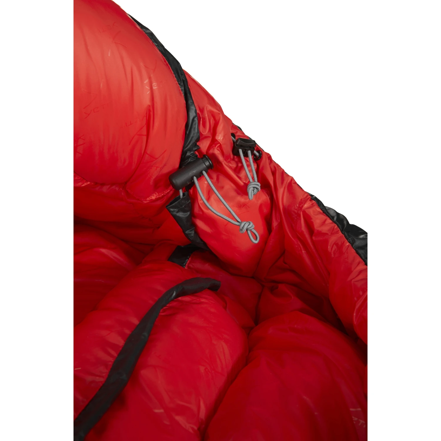 Y By Nordisk VIB 600 L Sleeping Bag - Zipper Left - Black/fiery Red - Image 6