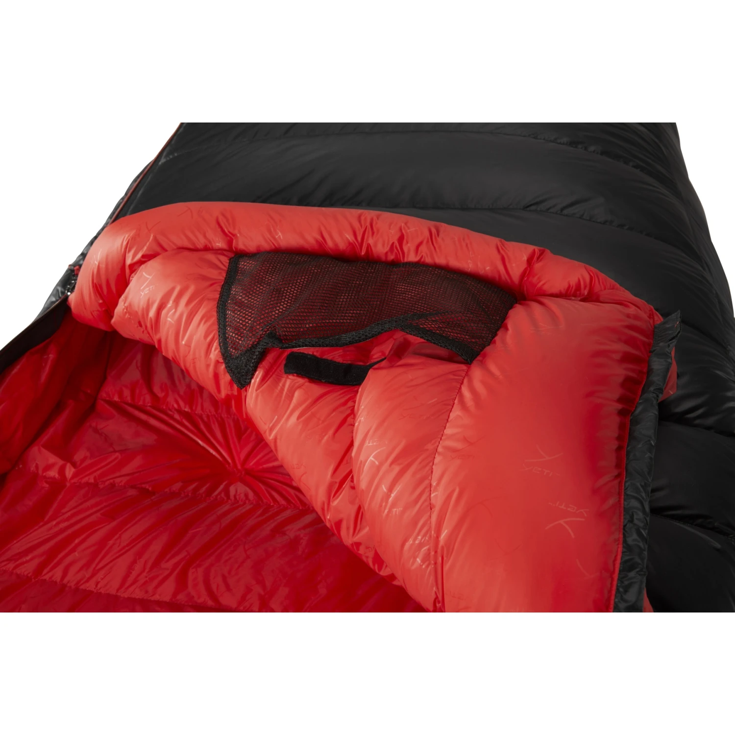 Y By Nordisk VIB 600 L Sleeping Bag - Zipper Left - Black/fiery Red - Image 8